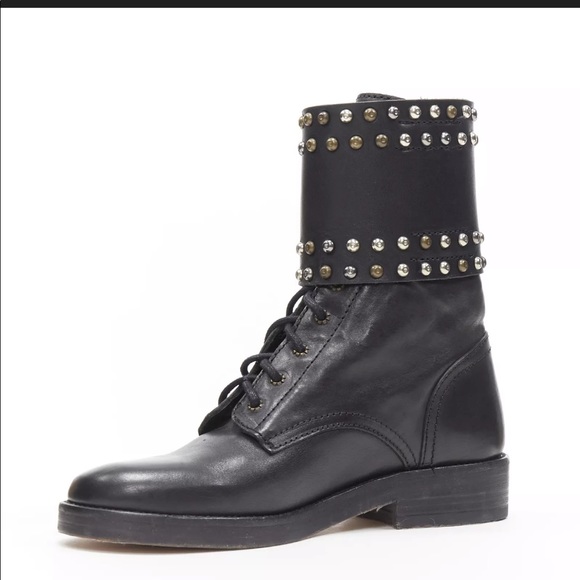 Isabel Marant studded combat boots size 38 - Picture 8 of 8